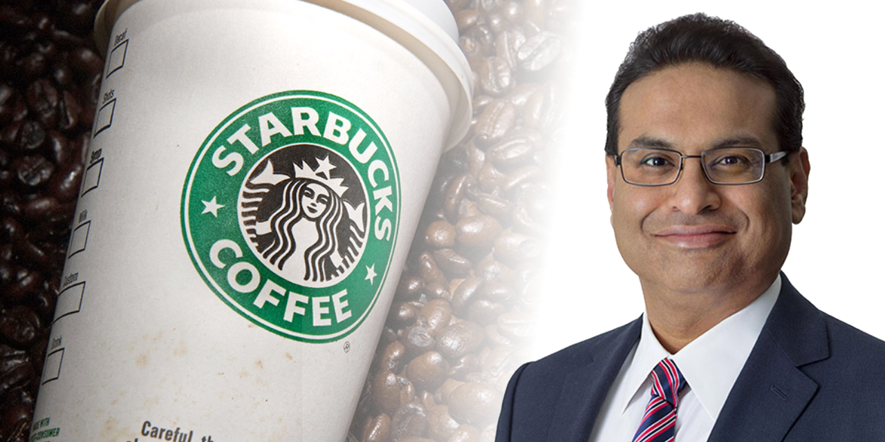 Nuevo CEO de Starbucks, Laxman Narasimhan